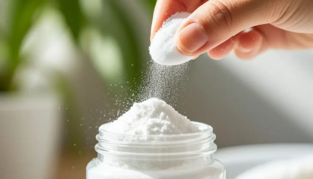 Gooi dit witte poeder in je shampoo: 1 simpele truc voor volume