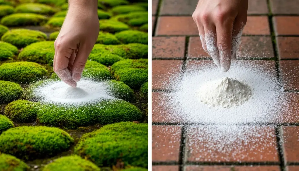 Waarom ervaren hoveniers zuiveringszout in de voegen van het terras strooien