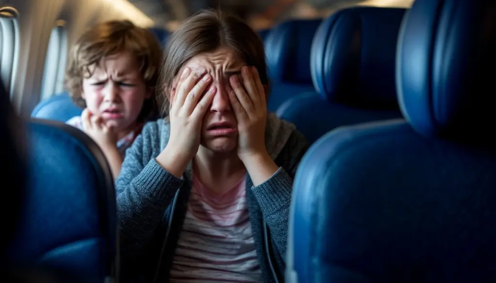 Waarom ervaren passagiers plaatsvervangende schaamte terwijl ouders in het vliegtuig hun koptelefoon opzetten?