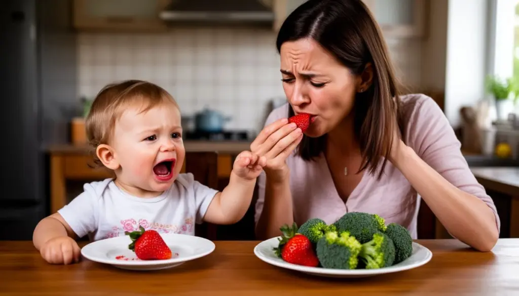 Waarom het helemaal niet erg is als je kind alleen fruit eet en groenten laat liggen