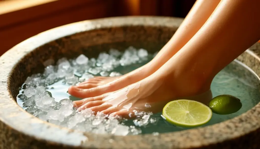 Waarom steeds meer mensen een scheutje azijn in hun voetenbad doen