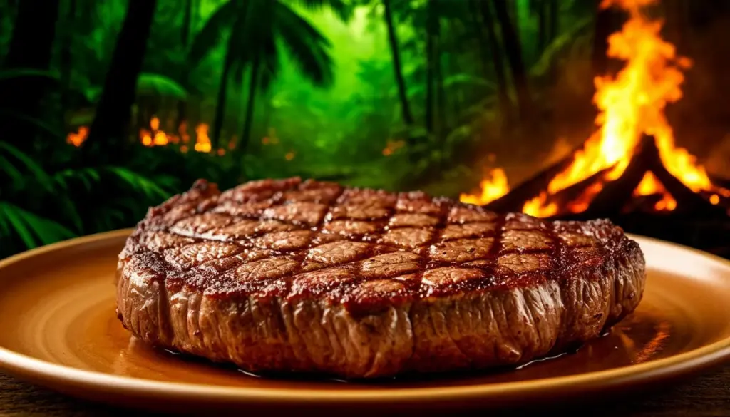 Waarom die ene biefstuk op je bord meer schade aanricht dan palmolie