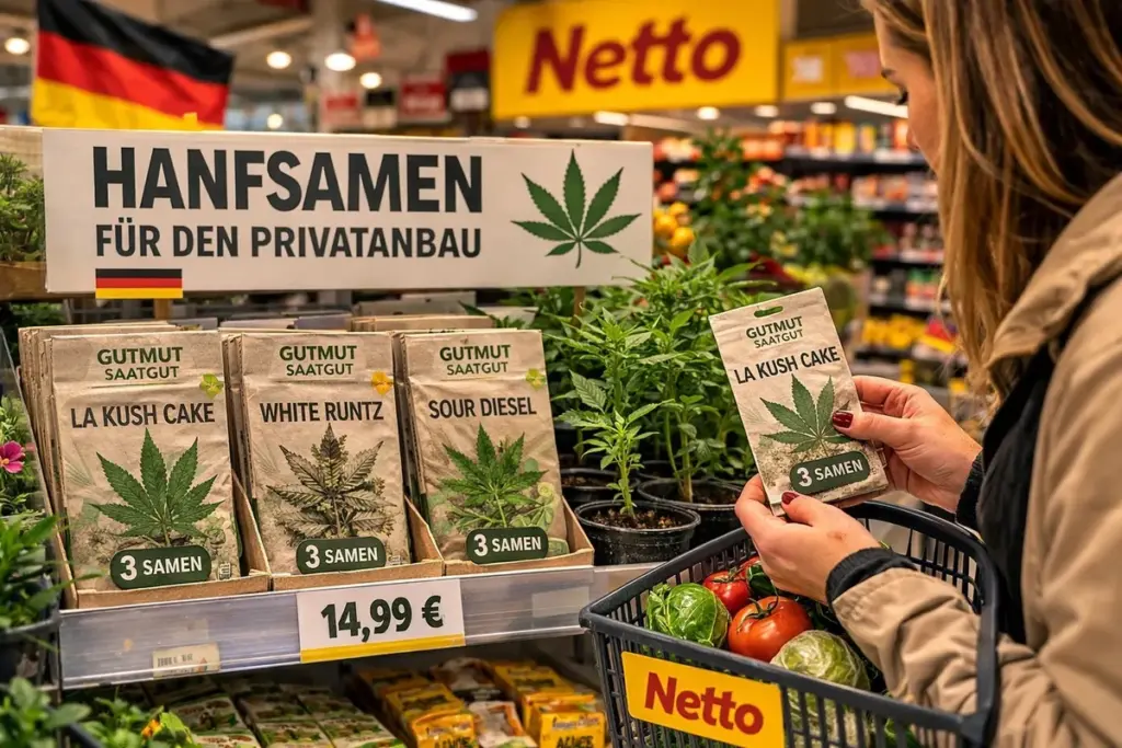 Waarom Duitse supermarkten nu marihuana-zaden tussen de tomaten leggen