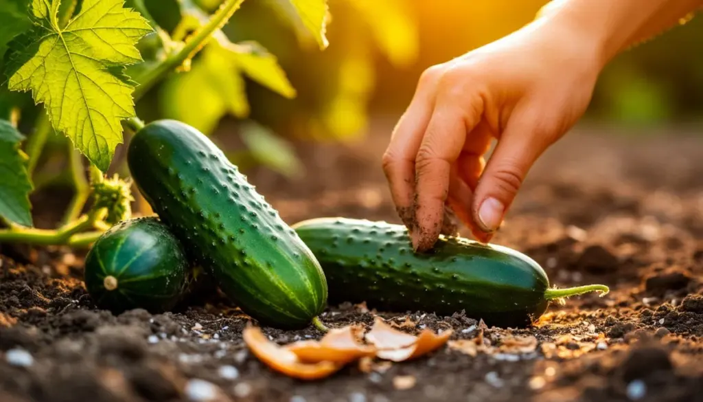 Waarom ervaren tuiniers altijd een handje uienschillen bij hun komkommers leggen