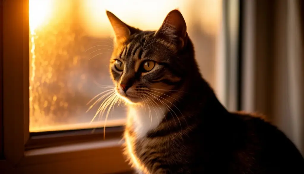 Waarom je kat al bij de deur staat voordat je de sleutel in het slot steekt